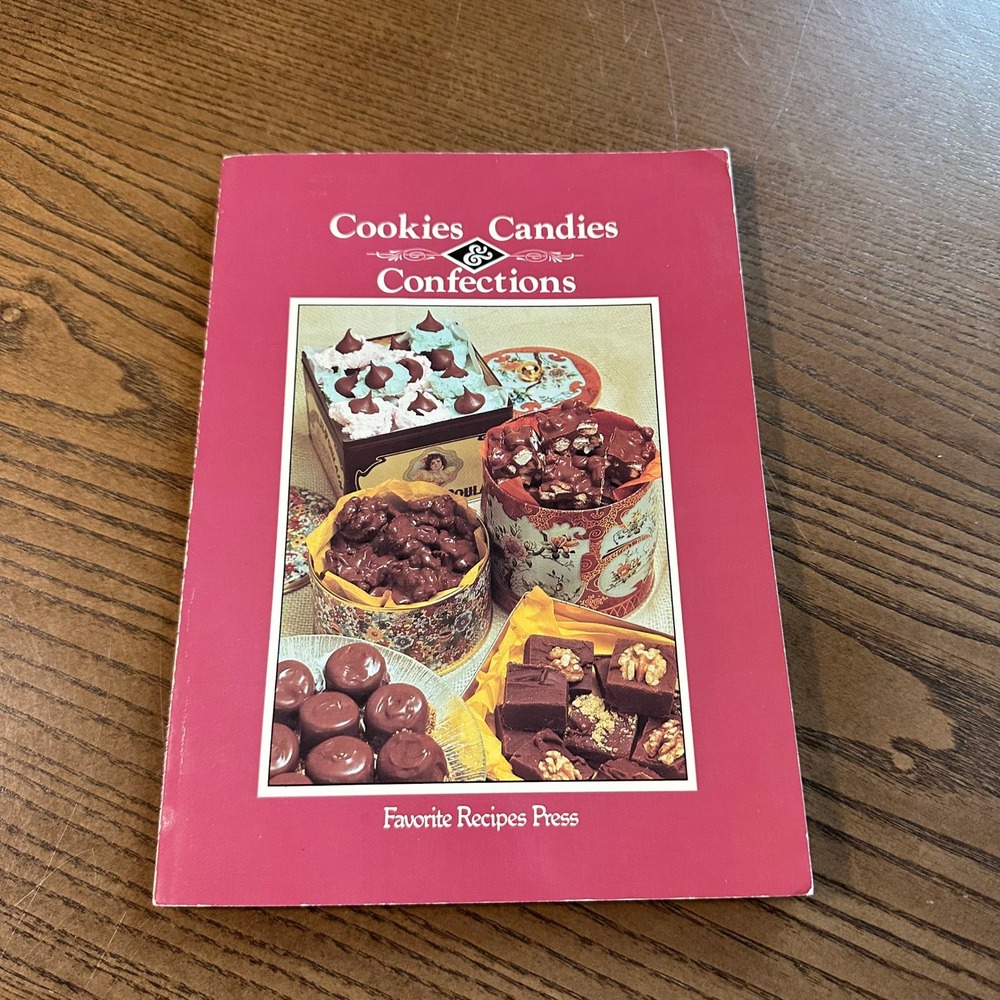 Cookies Candies & Confections Cookbook 1986 Favorite Recipes Press Vintage Soft